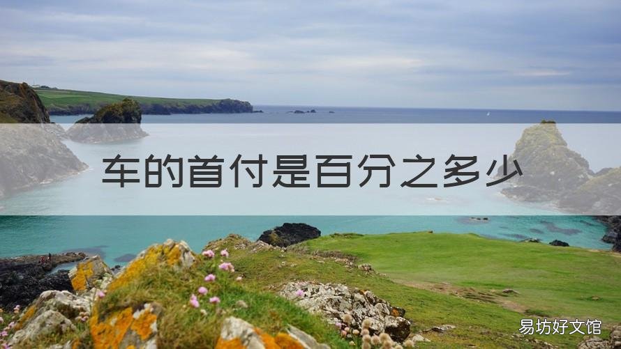 车的首付是百分之多少
