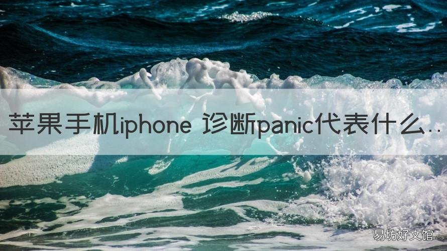 苹果手机iphone 诊断panic代表什么 苹果手机数据分析有panic