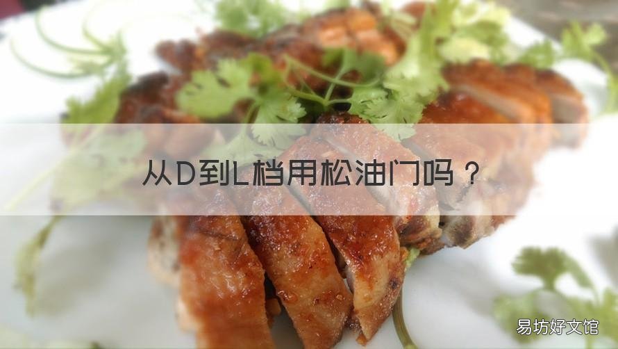 从D到L档用松油门吗 d档到l档