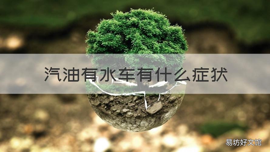 汽油有水车有什么症状 汽油里有水会出现什么症状