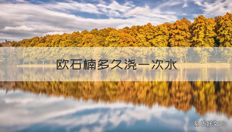 欧石楠多久浇一次水 欧石楠叶子可以喷水吗