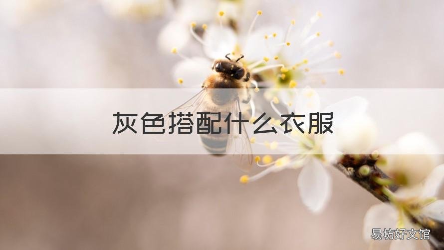 灰色搭配什么衣服 灰色搭配什么颜色的衣服