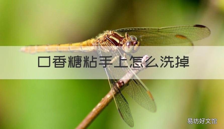 口香糖粘手上怎么洗掉 粘在手上的口香糖如何去除