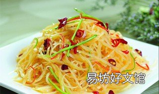 泡菜土豆丝做法 泡菜炒土豆丝做法