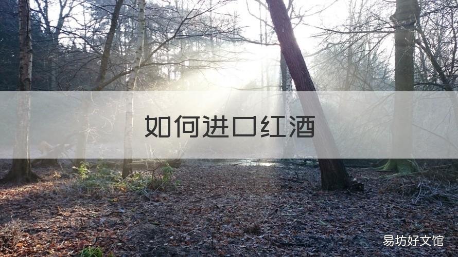 如何进口红酒 如何进口红酒到中国卖