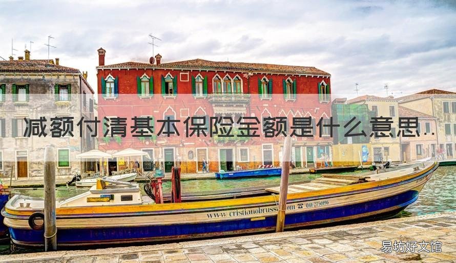 減額付清基本保險金額是什么意思 減額付清初始基本保險金額