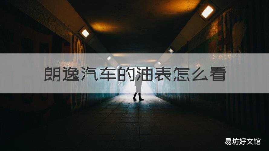 朗逸汽车的油表怎么看 朗逸汽车的油表怎么看油量
