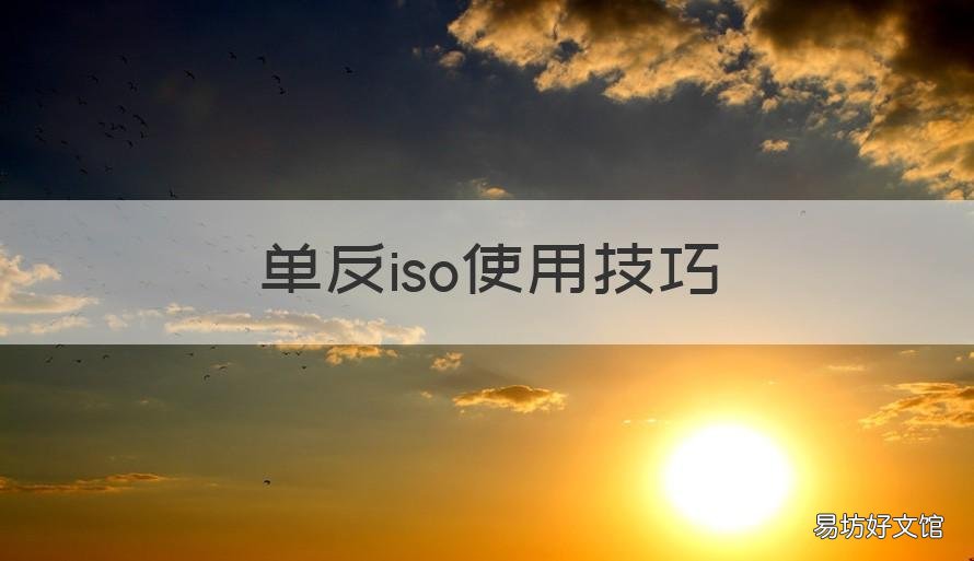 單反iso使用技巧 單反怎么調(diào)iso值