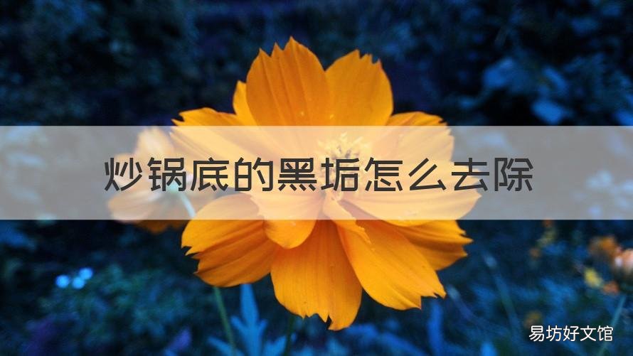 炒锅底的黑垢怎么去除 炒锅底的黑垢怎么去除妙招