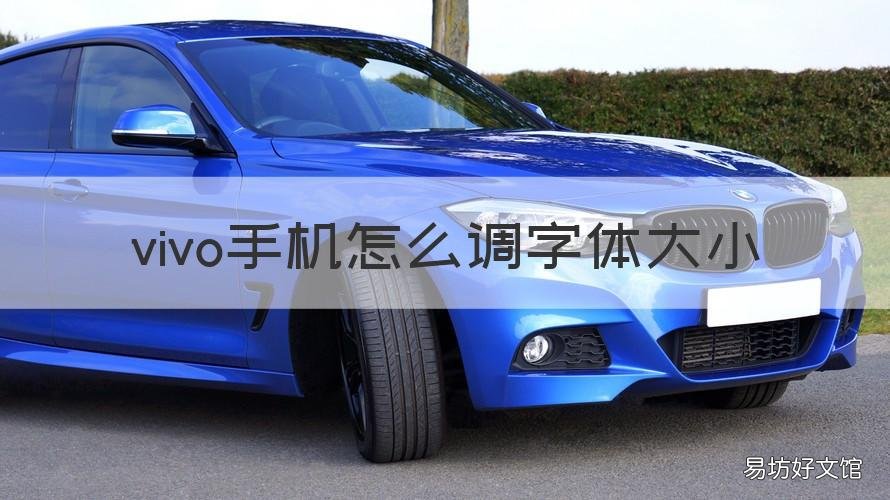 vivo手机怎么调字体大小 vivo手机怎么调字体大小微信里面