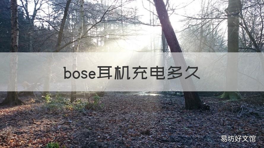 bose耳机充电多久 bose耳机充电多久充一次