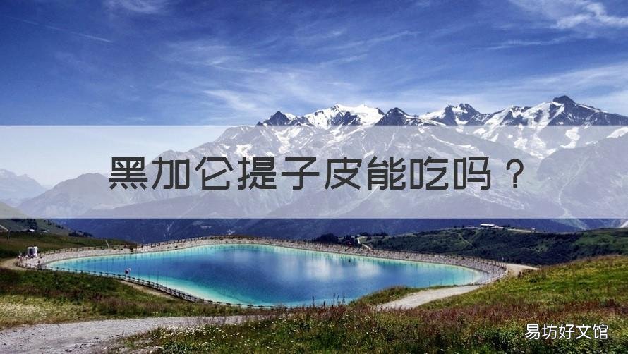 黑加侖提子皮能吃嗎 黑加侖提子皮能吃嗎有毒嗎