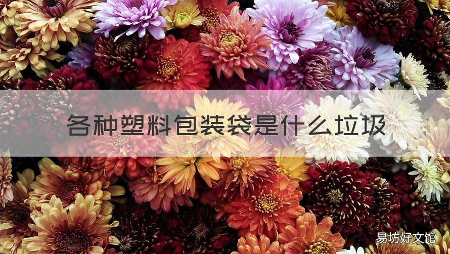 各种塑料包装袋是什么垃圾 物品的包装塑料袋是什么垃圾