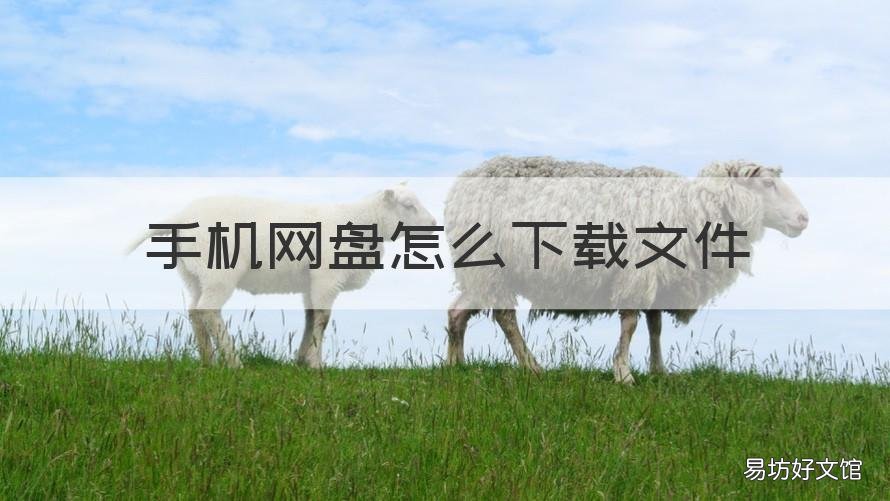 手机网盘怎么下载文件 手机网盘下载文件传到电脑