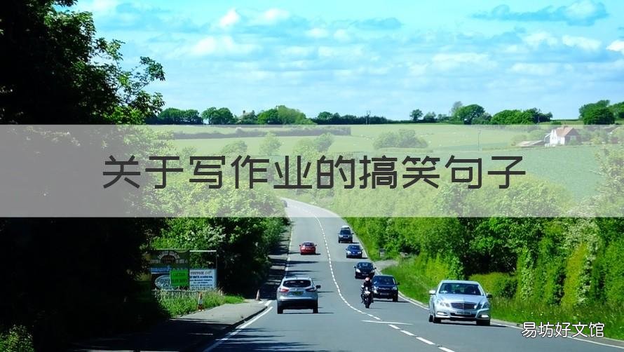 关于写作业的搞笑句子 调侃写作业的句子