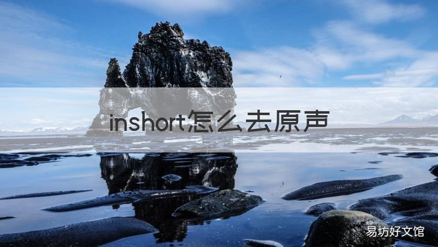 inshort怎么去原声 inshort导入音乐