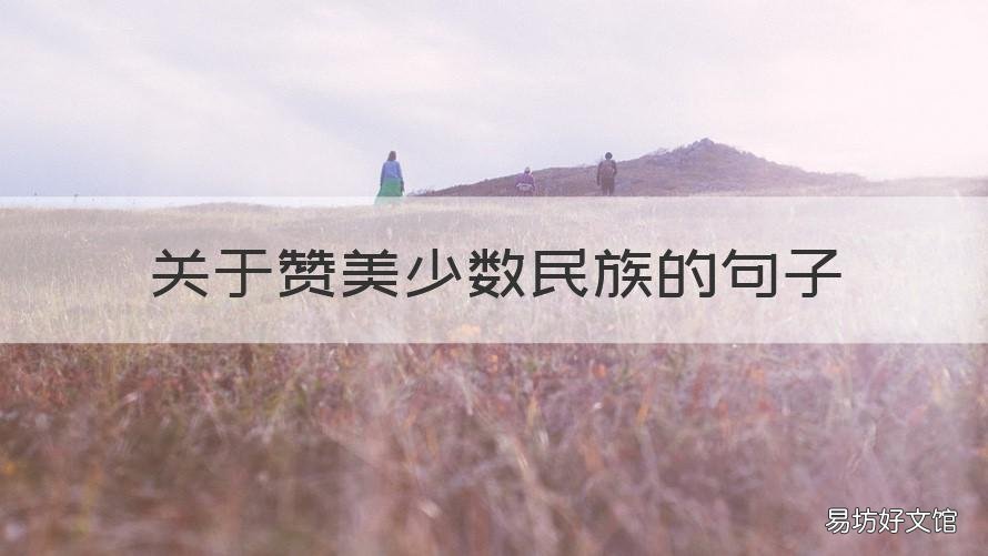 关于赞美少数民族的句子 关于赞美少数民族的句子有哪些