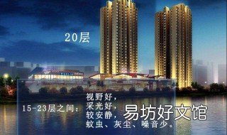 怎样选楼房层数好 楼层到底怎么选好