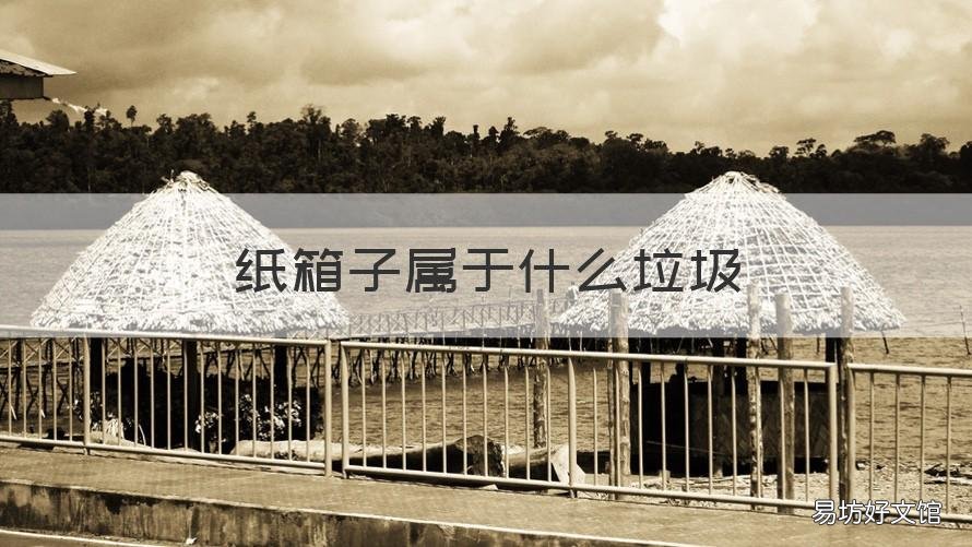 纸箱子属于什么垃圾 纸箱属于生活垃圾吗