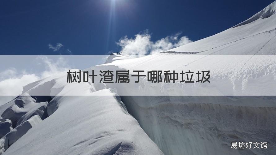 树叶渣属于哪种垃圾 树叶渣属于什么垃圾