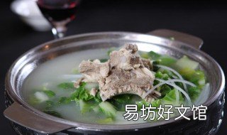 小白菜骨汤家常做法 骨汤白菜的做法