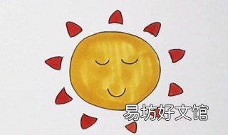 画太阳怎么画 小学一年级画太阳怎么画