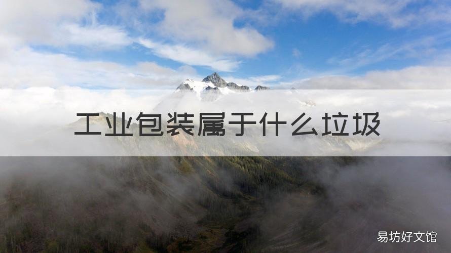 工业包装属于什么垃圾 包装垃圾属于什么垃圾