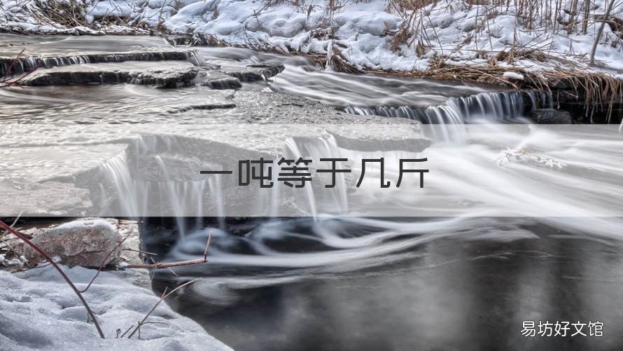 一吨等于几斤 一吨等于几斤等于几克