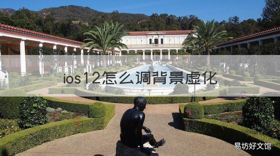 ios12怎么调背景虚化 苹果11背景虚化怎么调节