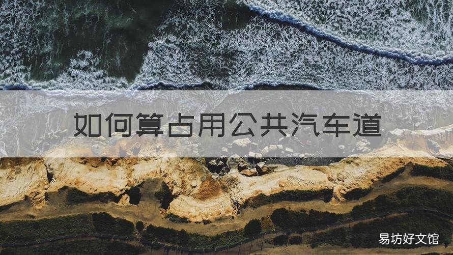 如何算占用公共汽车道 占用公交车道的定义