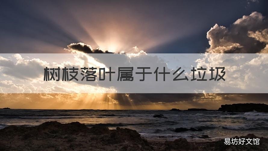 树枝落叶属于什么垃圾 废弃树枝叶属于什么垃圾