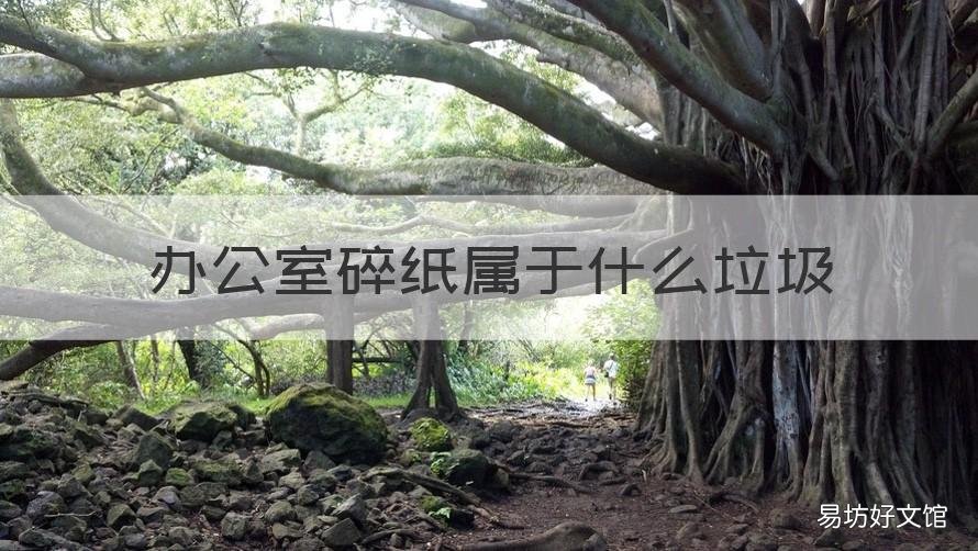 办公室碎纸属于什么垃圾 碎纸属于哪种垃圾