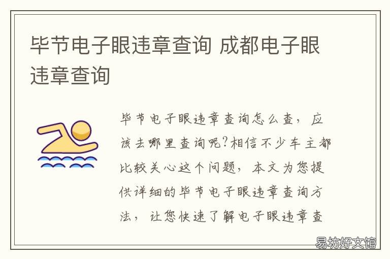毕节电子眼违章查询 成都电子眼查询违章查询