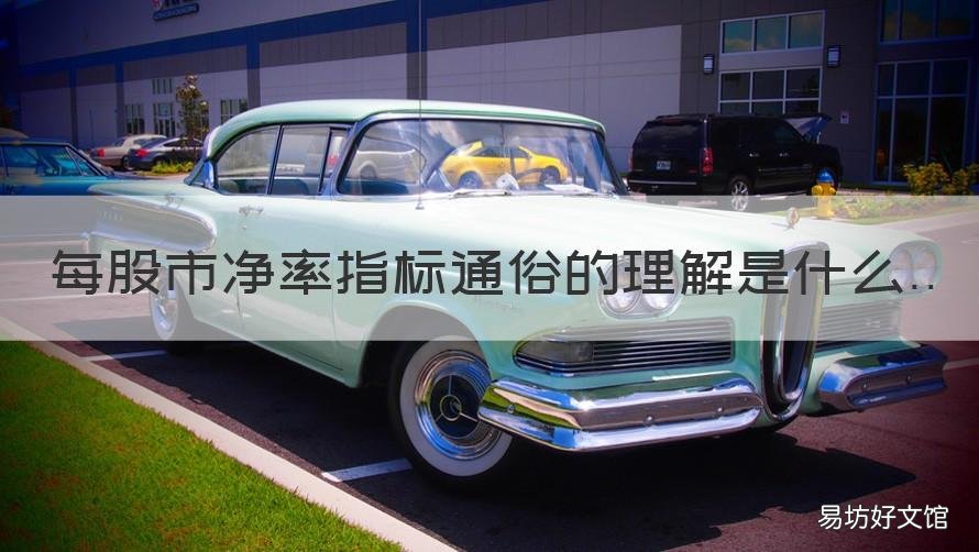 每股市净率指标通俗的理解是什么