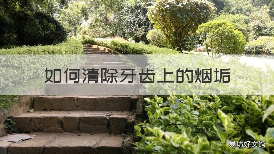 如何清除牙齿上的烟垢 如何清除牙齿上的烟垢图片