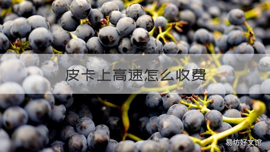 皮卡上高速怎么收费 皮卡车上高速怎么收费