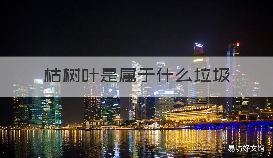 枯树叶是属于什么垃圾 枯树叶算什么垃圾分类
