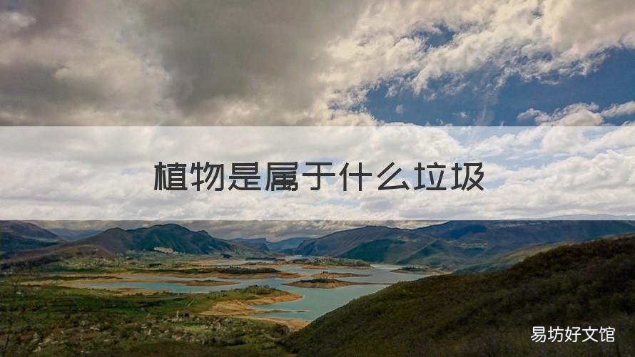 植物是属于什么垃圾 绿色植物属于什么垃圾
