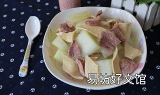 冬瓜烧咸肉的做法 冬瓜烧咸肉的做法窍门