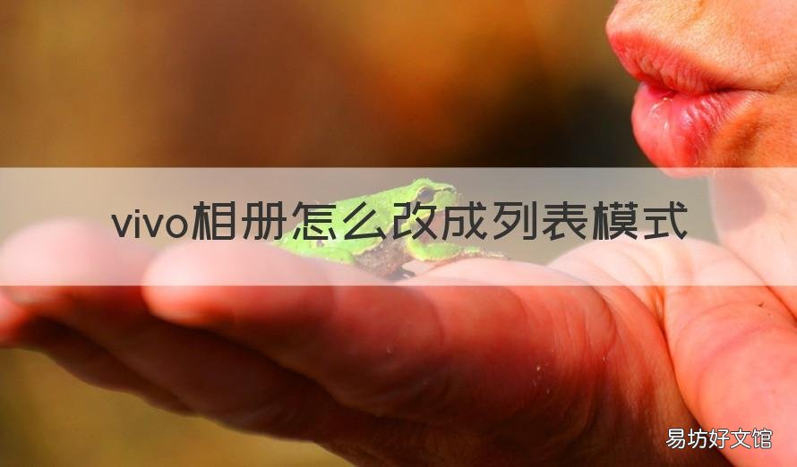 vivo相册怎么改成列表模式 vivo手机相册怎么调排列格式