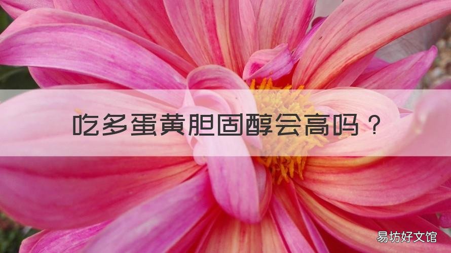 吃多蛋黄胆固醇会高吗 蛋黄吃多了胆固醇高