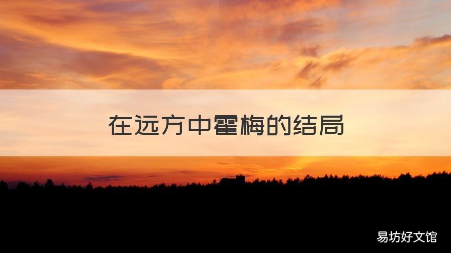 在远方中霍梅的结局 在远方霍梅结局是什么和谁在一起