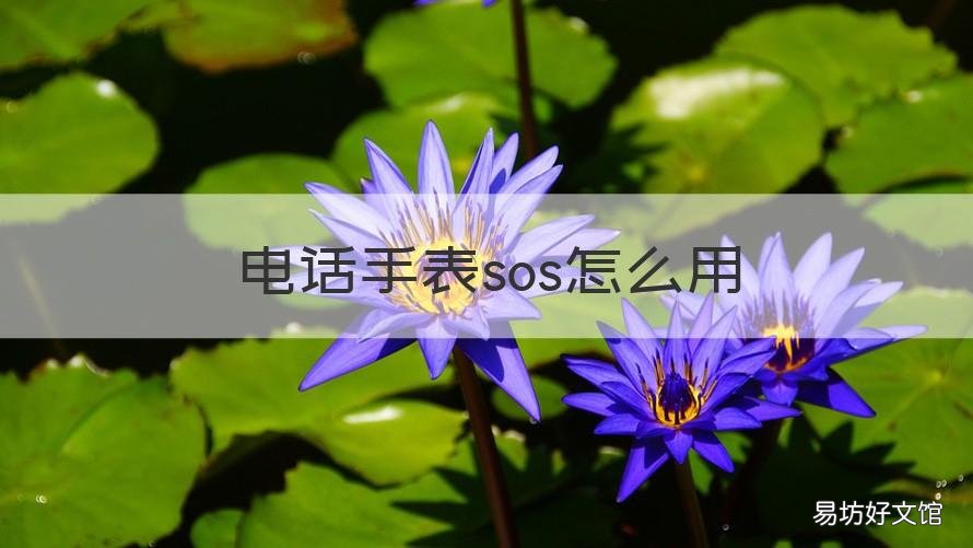 电话手表sos怎么用 电话手表sos怎么打