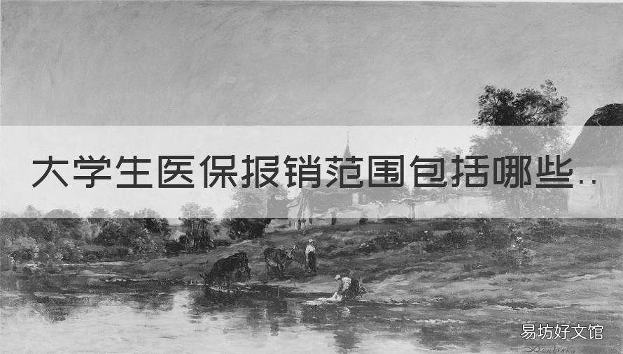 大学生医保报销范围包括哪些 大学生医保 报销范围