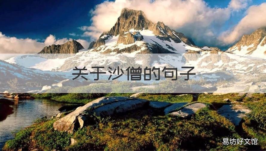 关于沙僧的句子 描写沙僧的句子有哪些