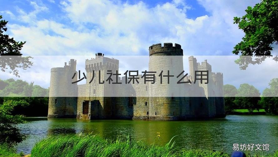 少儿社保有什么用 小孩社保有什么用处