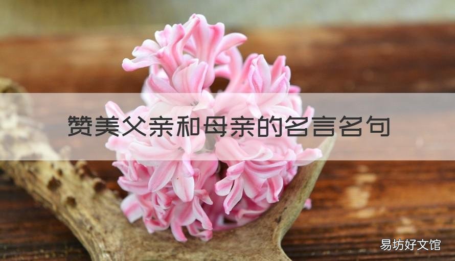 赞美父亲和母亲的名言名句 赞美父亲和母亲的名言名句有哪些