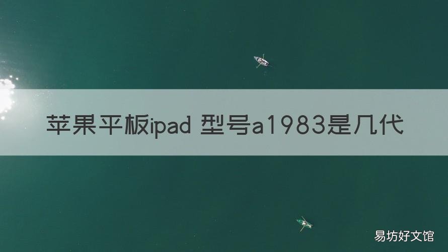 苹果平板ipad 型号a1983是几代 苹果平板电脑ipad型号a1983