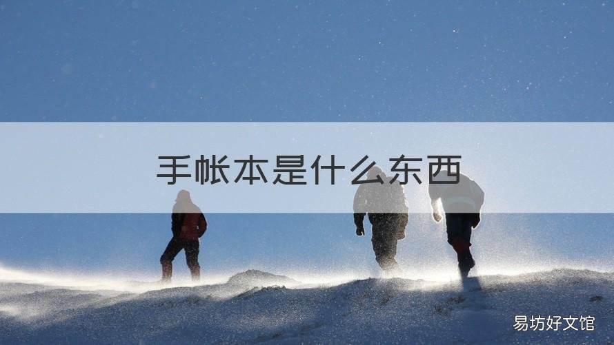 手帐本是什么东西 手帐本是干嘛用的