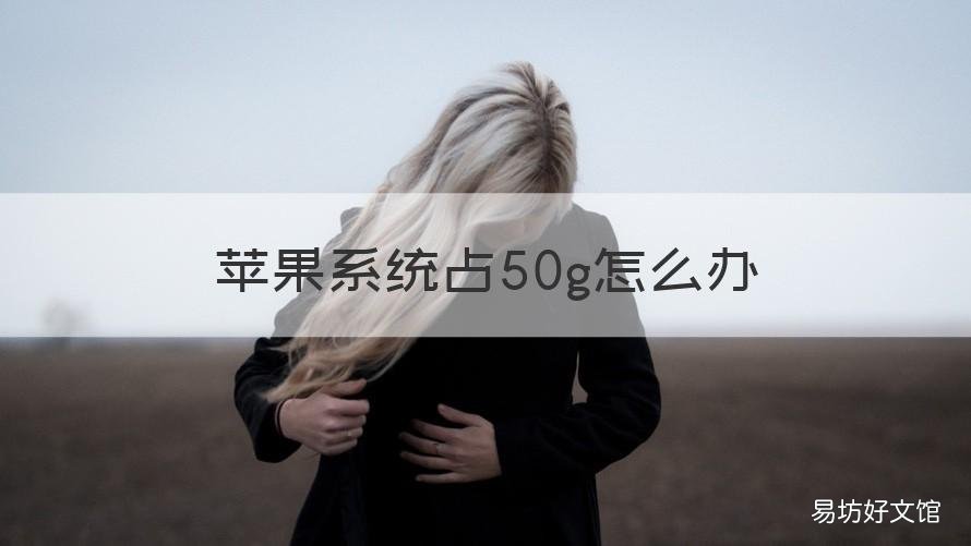 苹果系统占50g怎么办 苹果系统占了20g怎么办